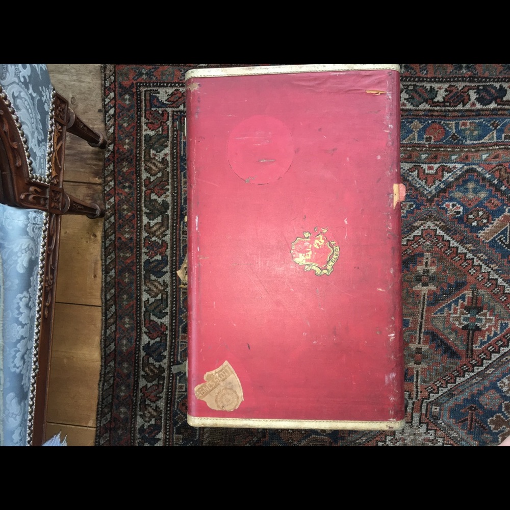 Huge Red hard box suitcase